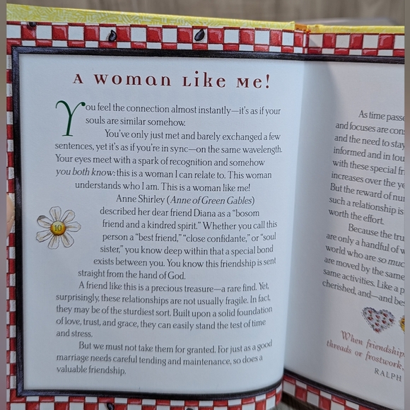 SISTERS AT HEART- Melody Carlson Sweet Stories Affirmations- Journal Book - Picture 6 of 15